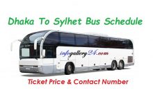Dhaka To Sylhet Bus Schedule